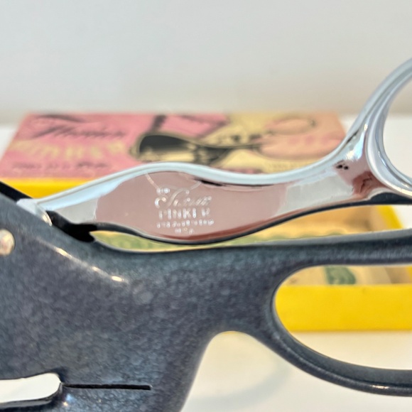 THE FLORIAN PINKER vintage 1950's pinking shears precision made NEW in box craft - Picture 10 of 13